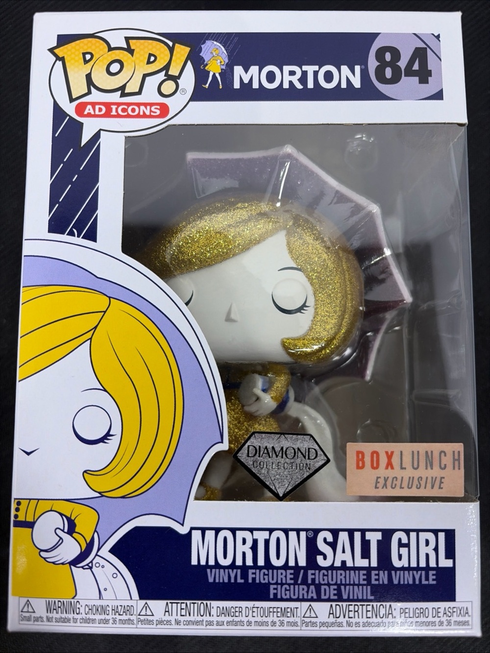 Funko Pop! Morton Salt Girl Diamond Collection BoxLunch Exclusive #84